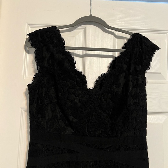 Tadashi Shoji Black Lace Midi Dress - Picture 2 of 4